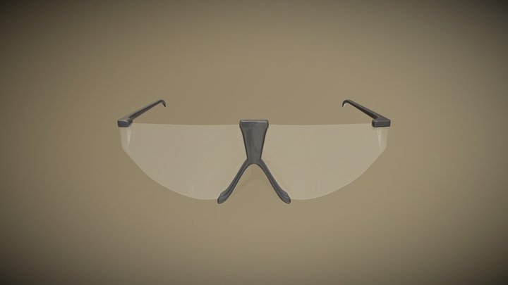 Safety Glasses 3D Model