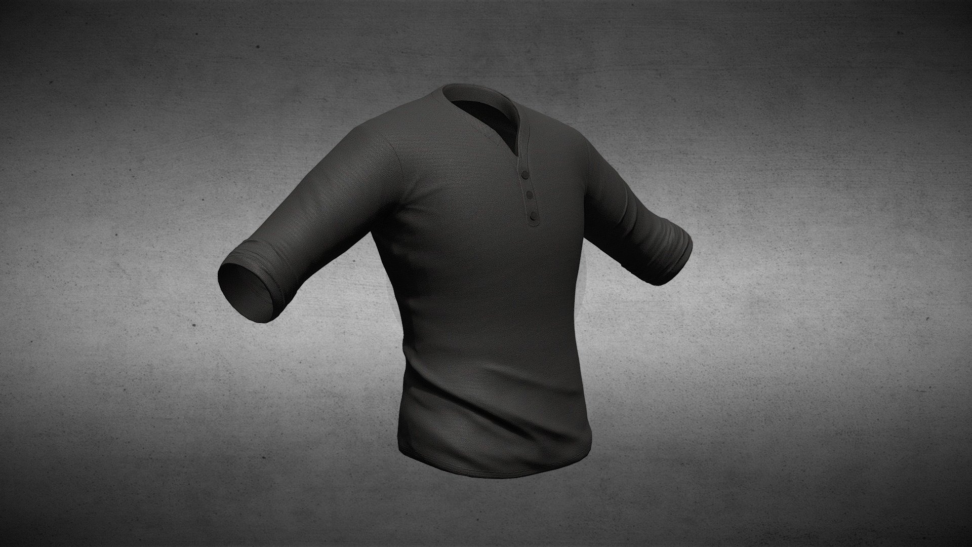 Henley Shirt - 3D model by Sage Lamb (@SageLamb) [885885c] - Sketchfab