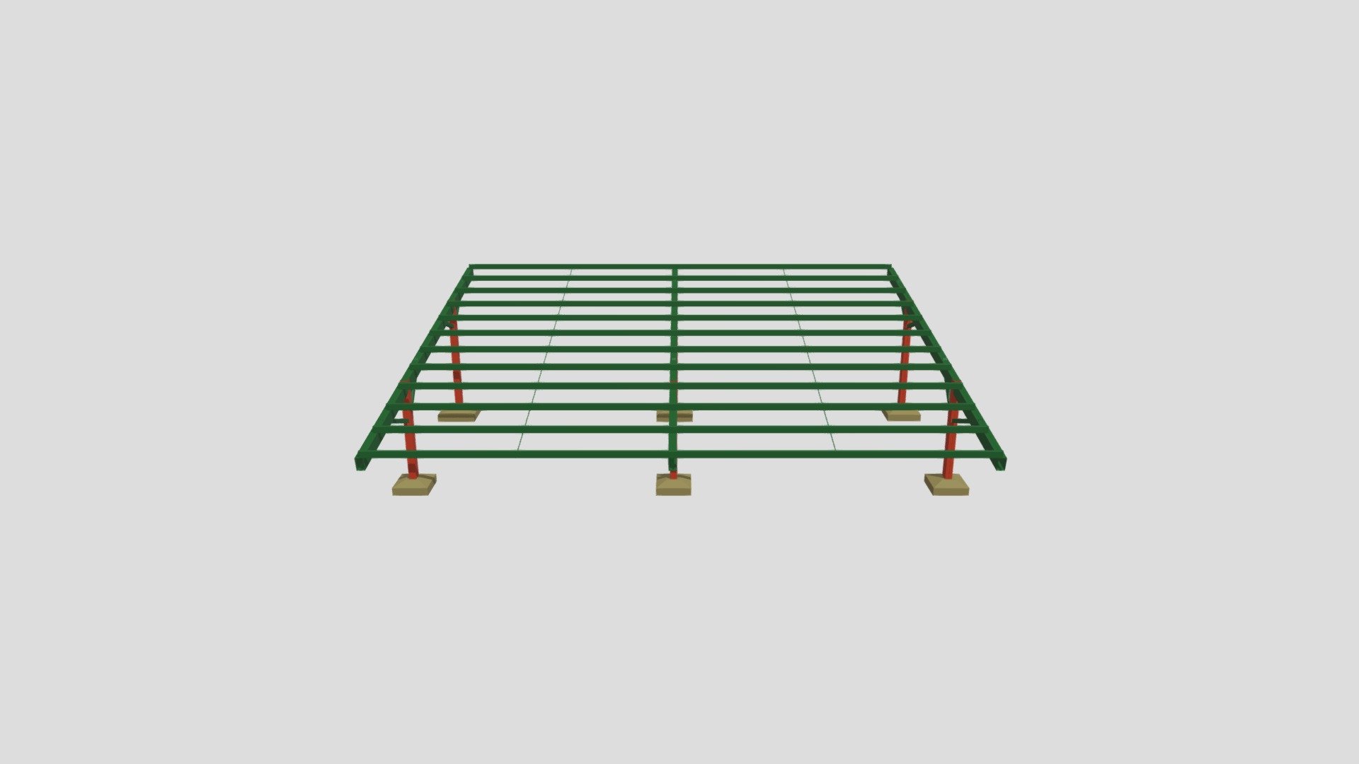 Modelagem Estrutural - 11x19 Cobertura Met. — Sketchfab embed 3D viewer