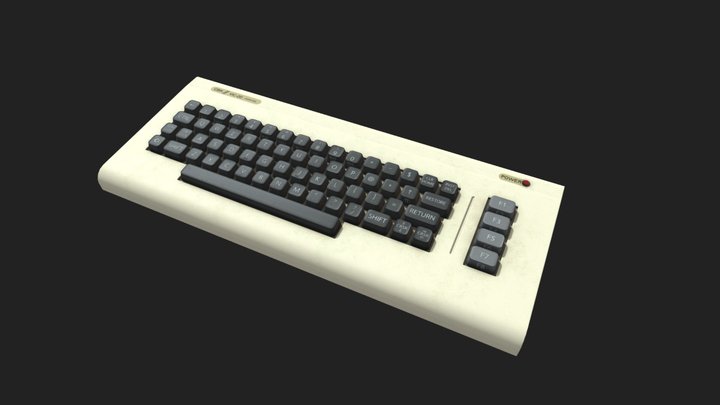 Retro Computer VIC-20 3D Model