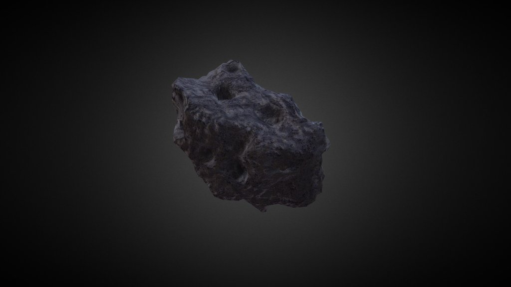 Giant Asteroid (With purple accents)