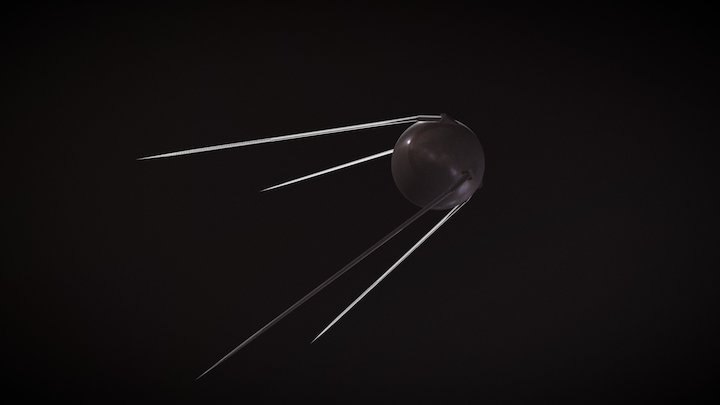 Sputnik 1 3D Model