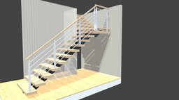Metal string - 3D model by 3D Software for Stair Design and Production ...