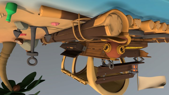 The Oregon Sail - Remastered 3D Model
