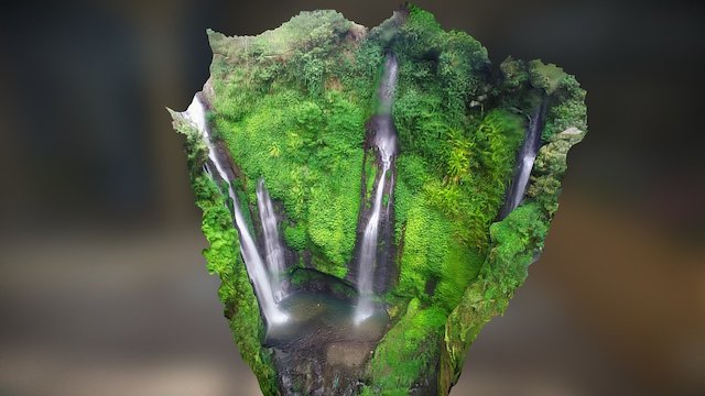 Water fall test 3D Model