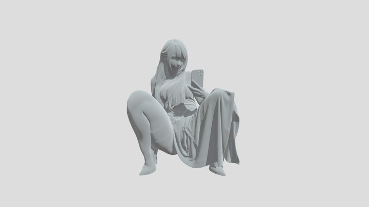 Japanese girl 3D Model