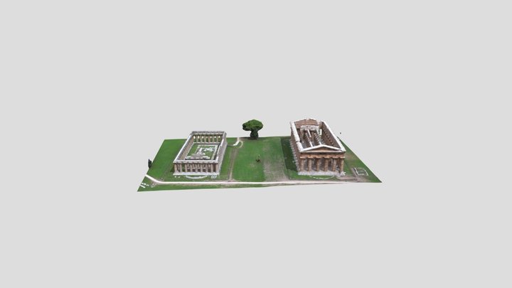 paestum_temples__italy 3D Model