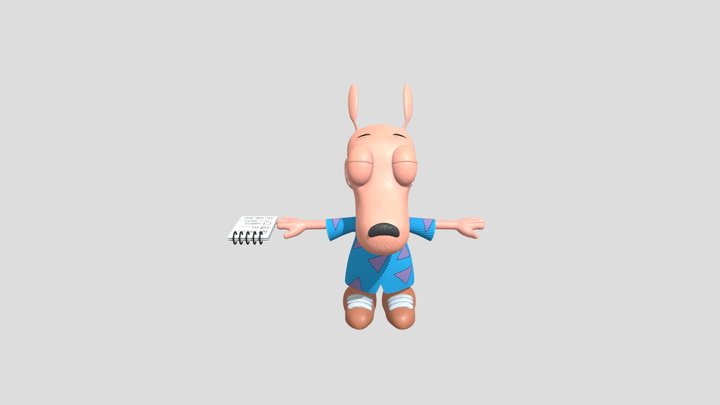 Rocko - Nickelodeon Kart Racers 3 Slime Speedway 3D Model