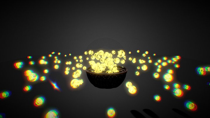 Imaginary light bulb 3D Model