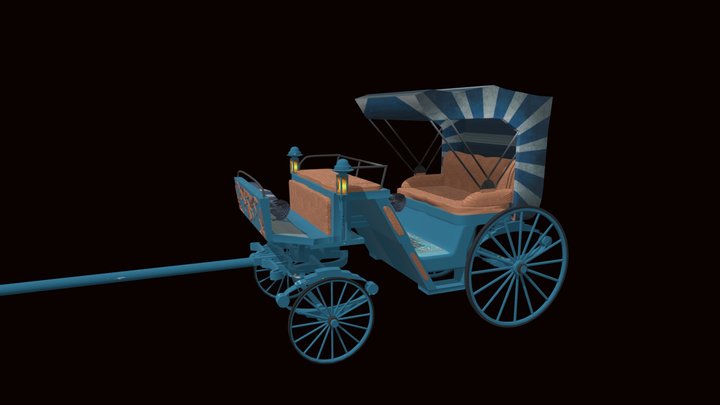 Horse- Drawn Carriage VI – Free 3D Model STL