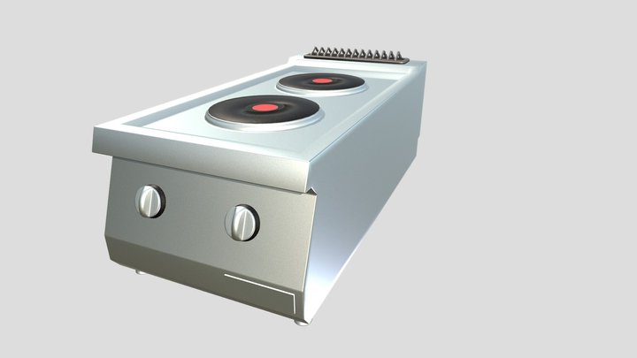 LowPoly Oven 3D Model