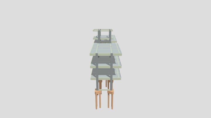 Estrutural Kitnet 3D Model