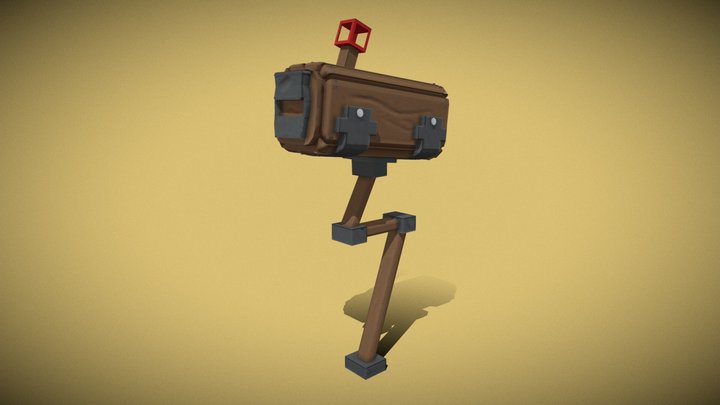 Wooden Mail Box in 2 Hours 3D Model