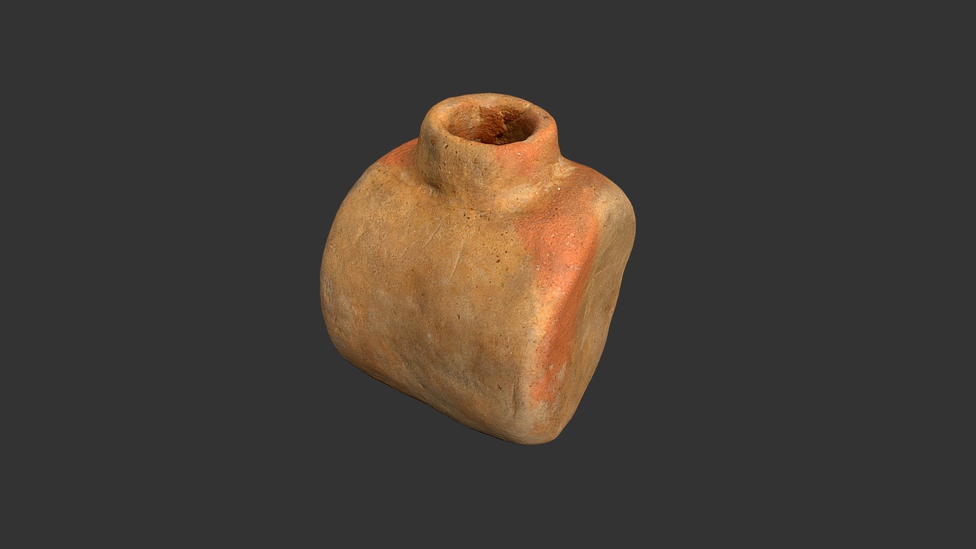 Catawba Earthenware Bottle (2498p2272)