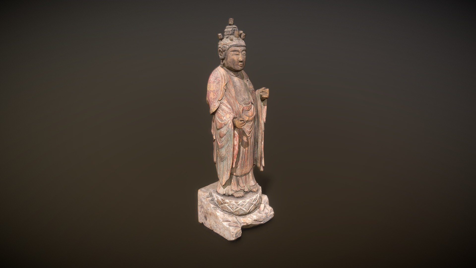 十一面観音菩薩像 - 3D model by 山江村歴史資料館