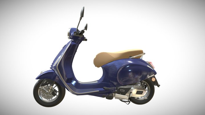 Vespa 3D Model