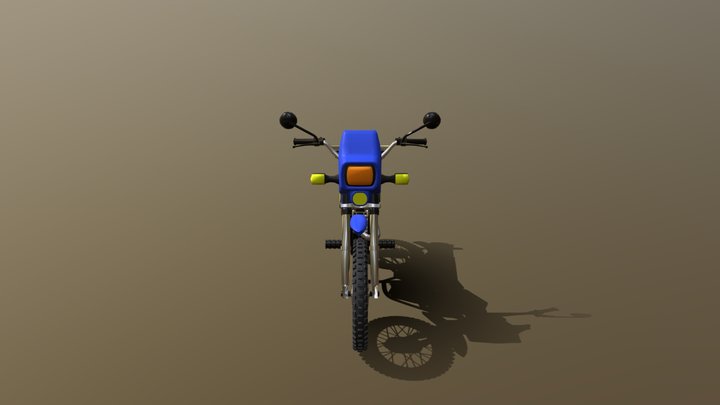 Russian motorcycle 3D Model