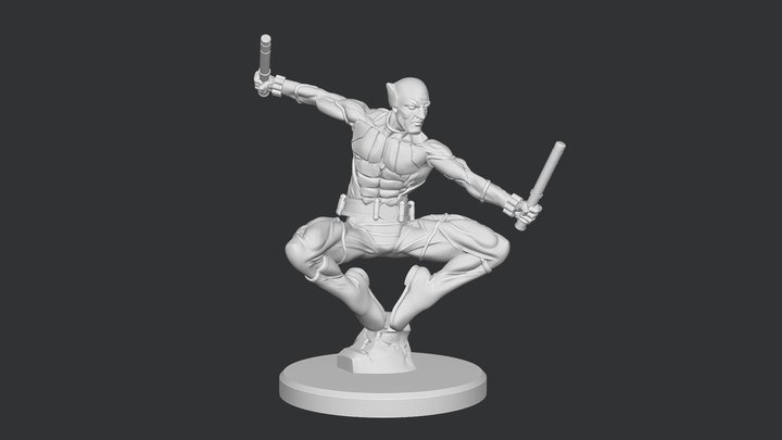 Superhero 3 3D Model