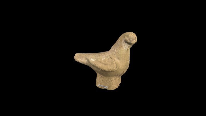 Hittite Dove Figurine 3D Model