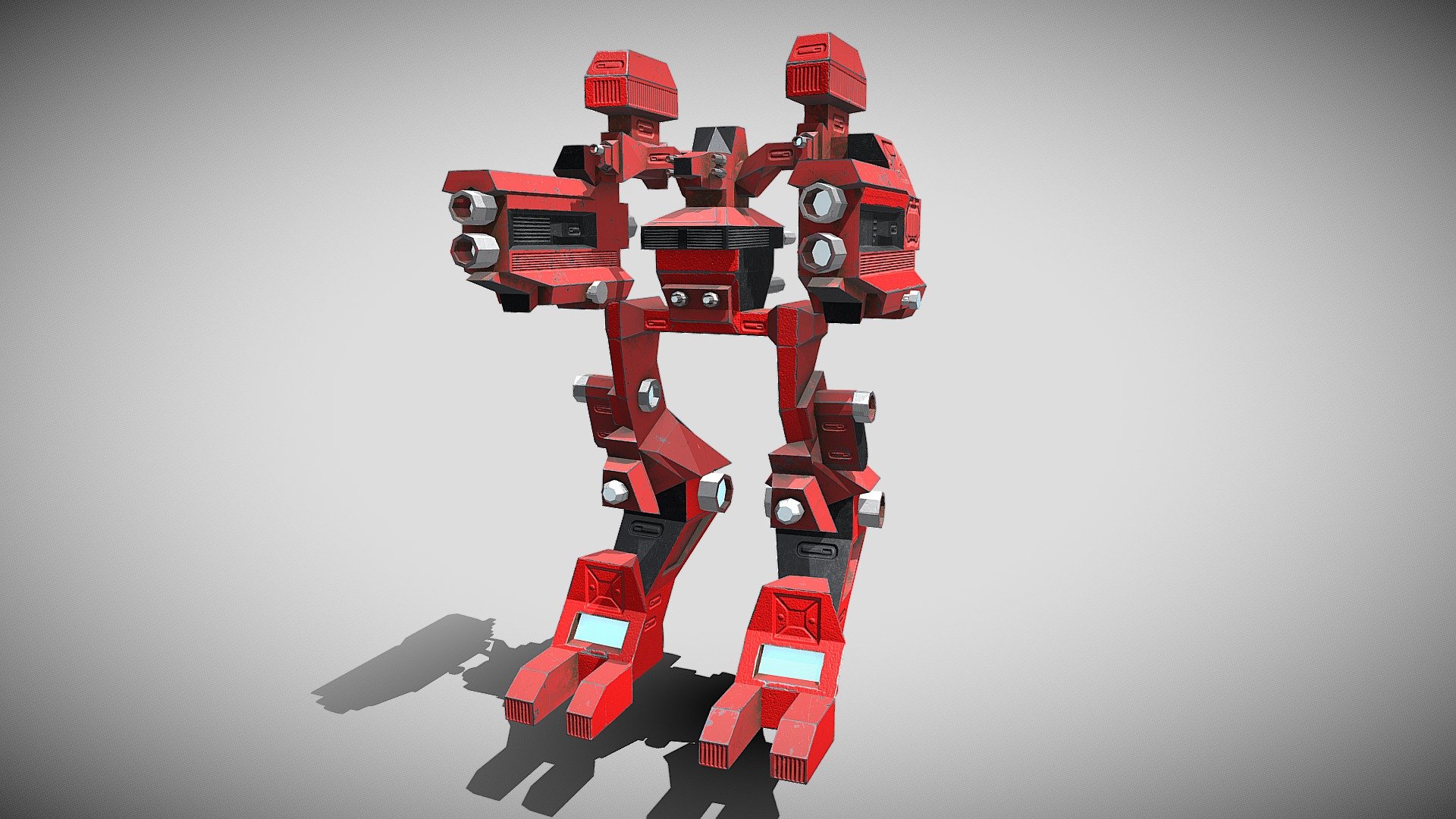 Robot Humanoid - 3D model by Agarkova_CG [8862c77] - Sketchfab