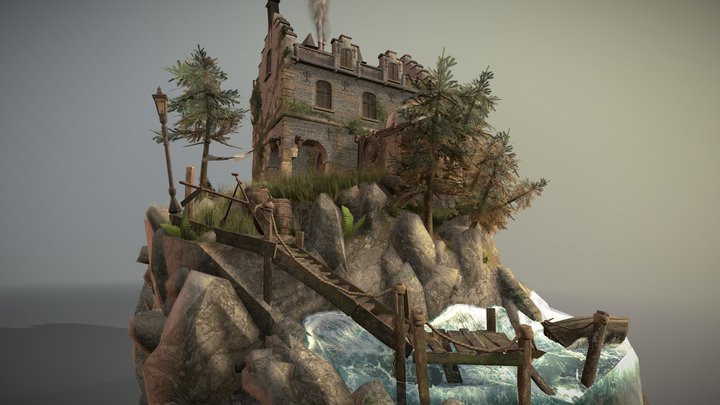 DAE Diorama - By the ocean 3D Model