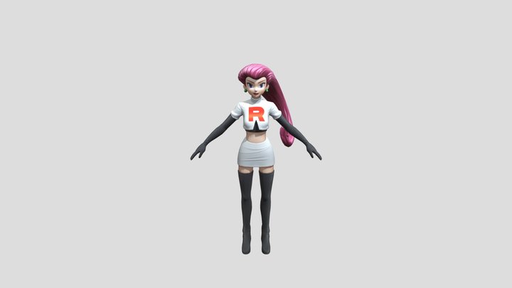 Jessie - fixed no animation version 3D Model