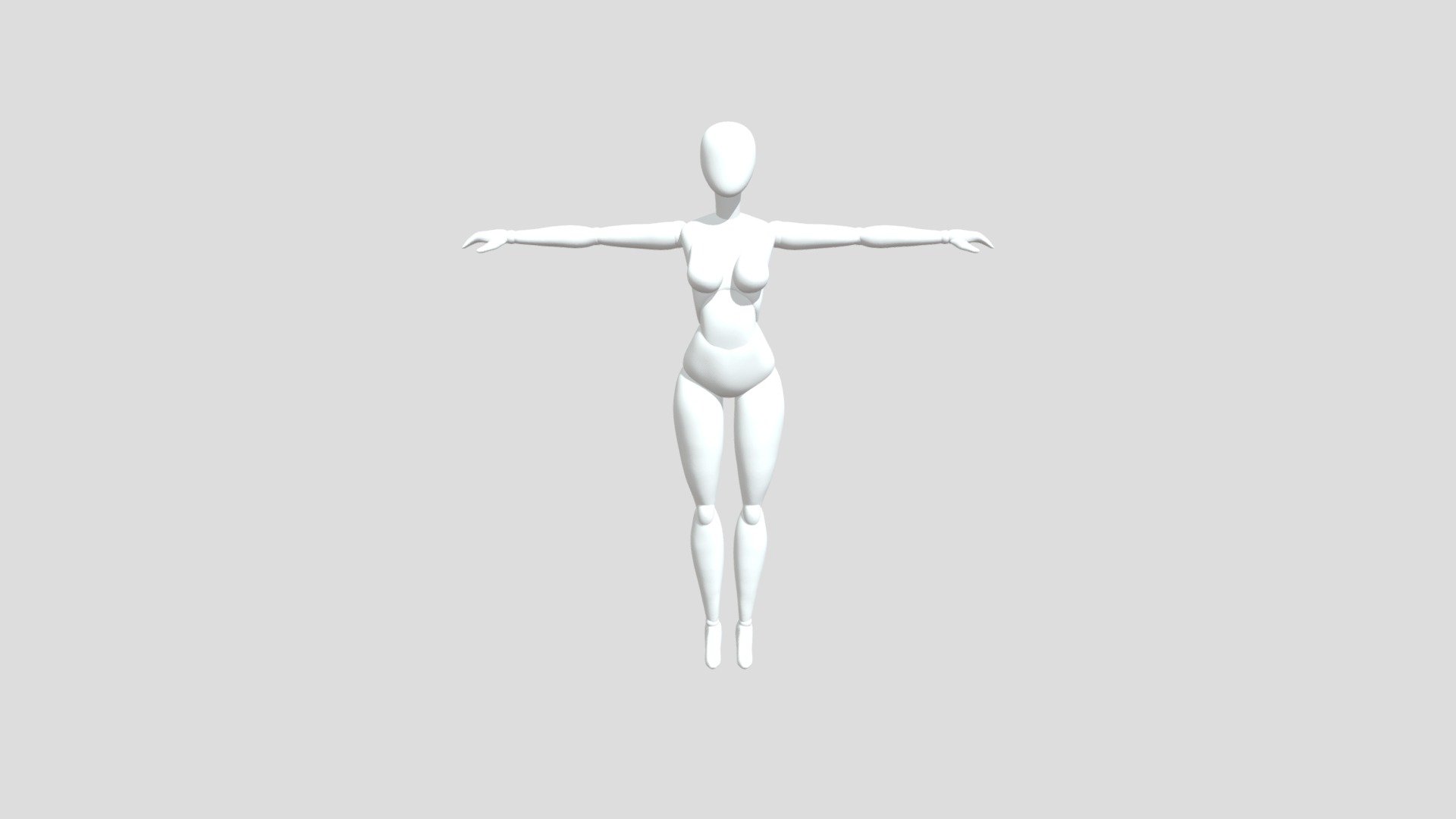 Basic Female Body Blockout - Download Free 3D model by Kill My Joy ...