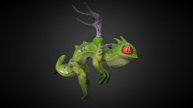 Baby Dragon 3D Model