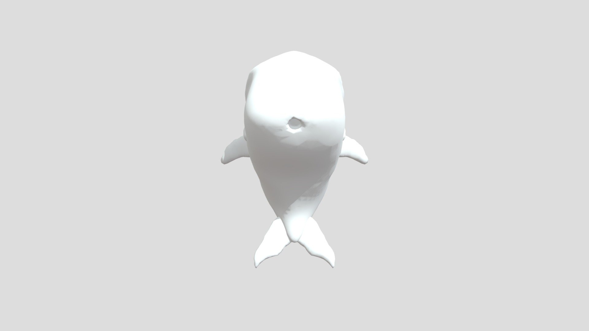 Whale Model.obj (Designed for a PLA 3D Printer)