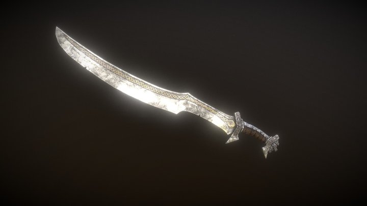 Dwarf Sword 3D Model