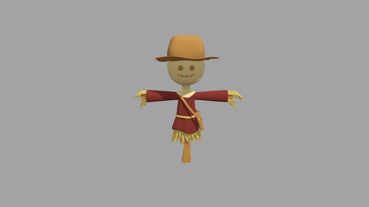 Railing Charecter 3D Model