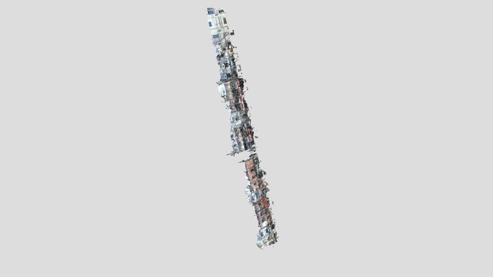(Test)Facade of Meilan Terrace in Shanghai 3D Model