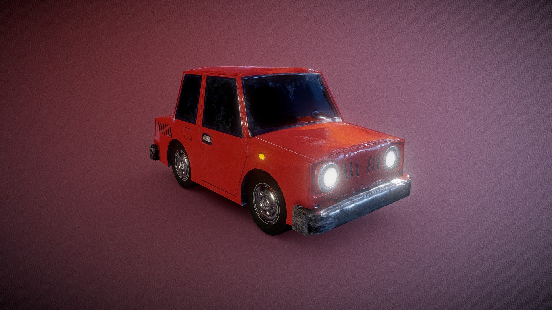 LowPoly PBR Car