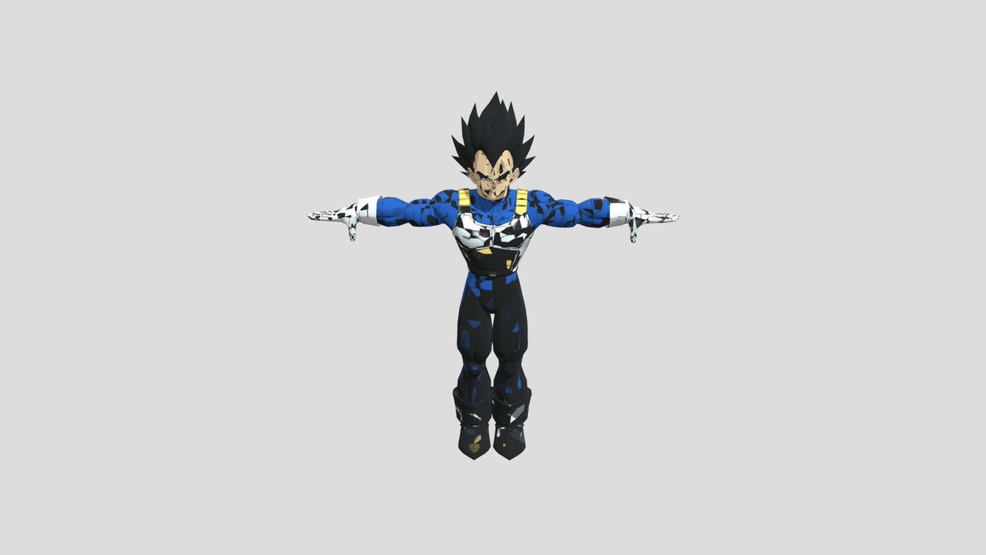 vegeta - Download Free 3D model by Chris (@braxter) [88667e8] - Sketchfab