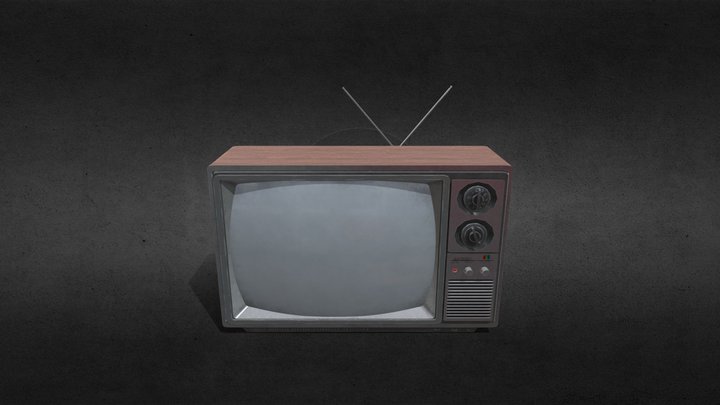 Television antigua 3D Model