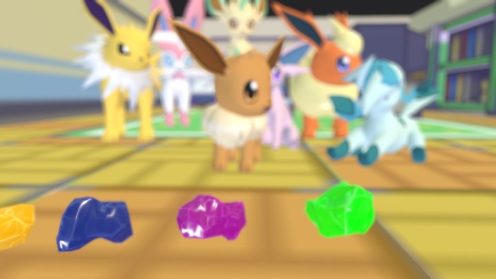 The Eeveelutions ! ! - BETA – Free 3D Model STL