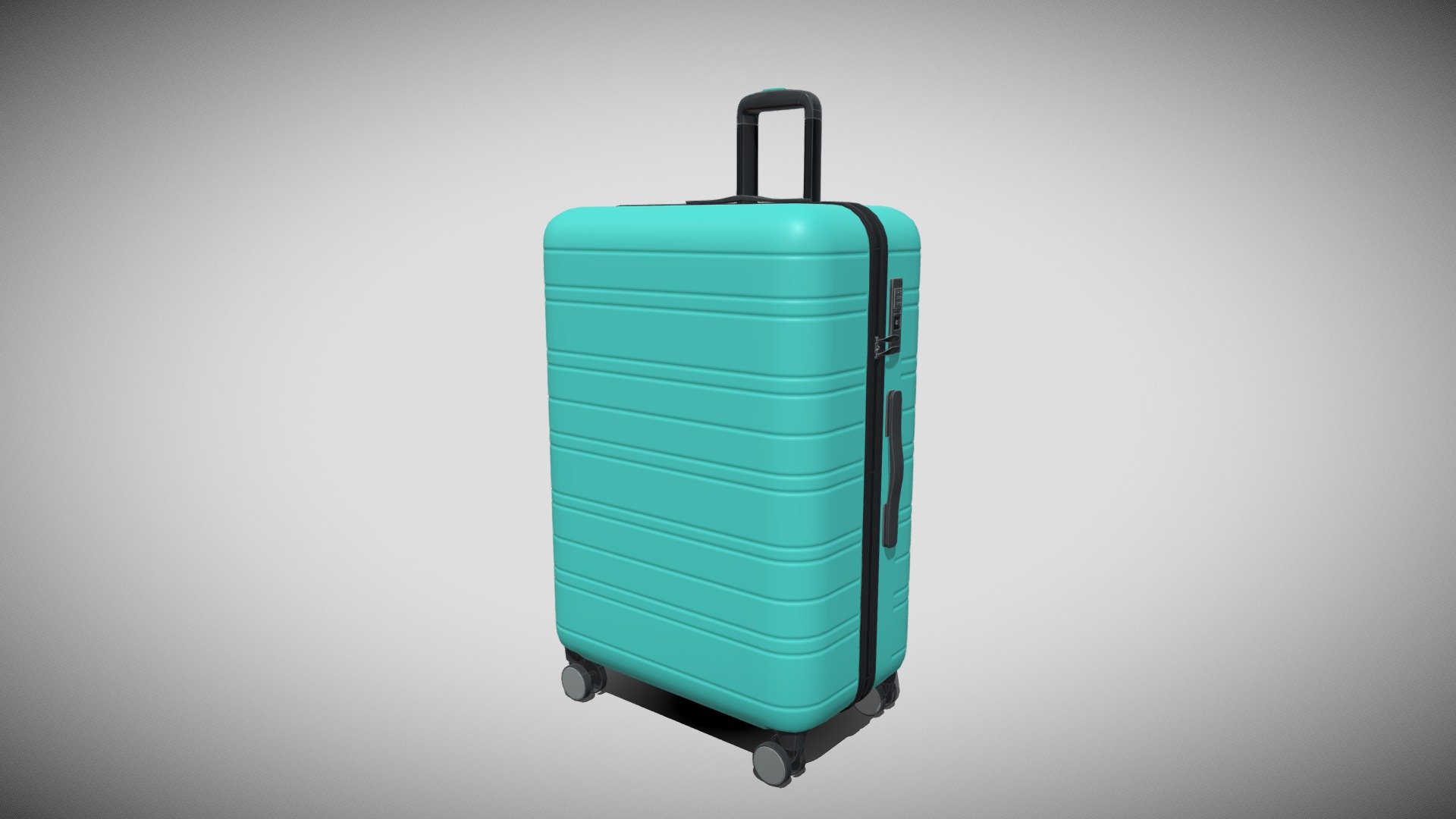 away sea green luggage