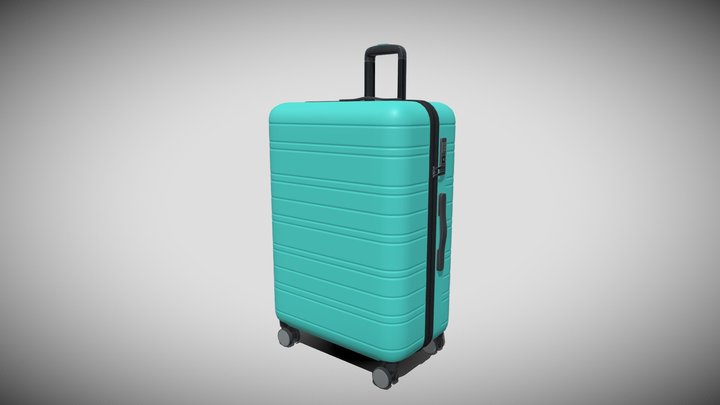Hardside Spinner Travel Luggage Suitcase 3D Model
