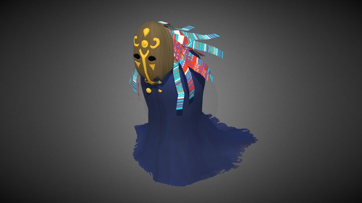 Tribal Witch 3D Model