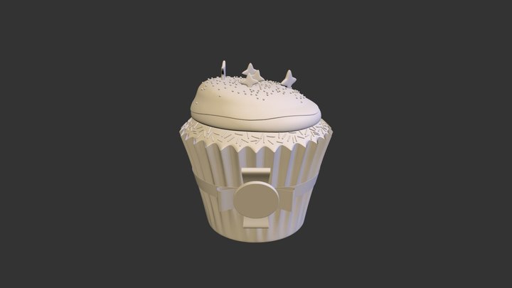 Cupcake O'Muffin 3D Model