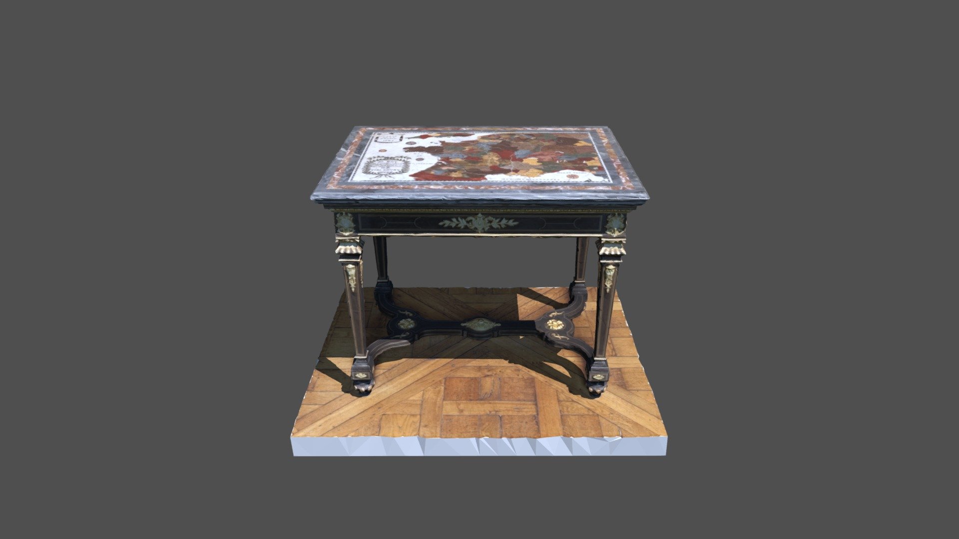 Table, Grands Appartements, Salon de l'Abondance