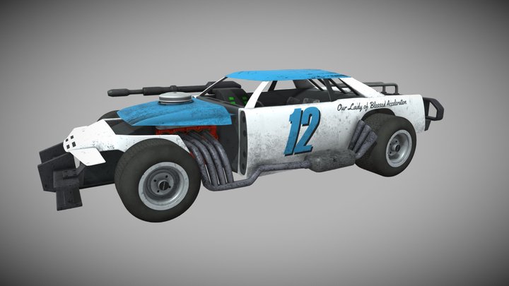 Twisted Metal Harbor City Stock Car Remake 3D Model