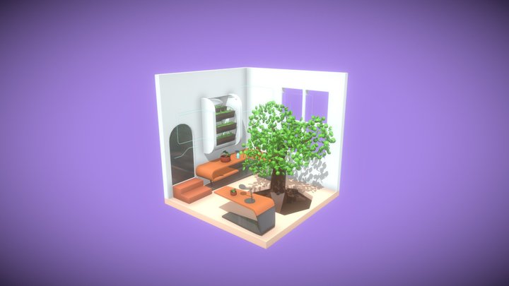 Cubicle 3D Model