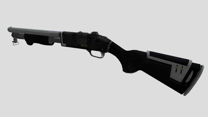 Throne S4 Tactical Combat Shotgun (Prey 2017) – Free 3D Model STL