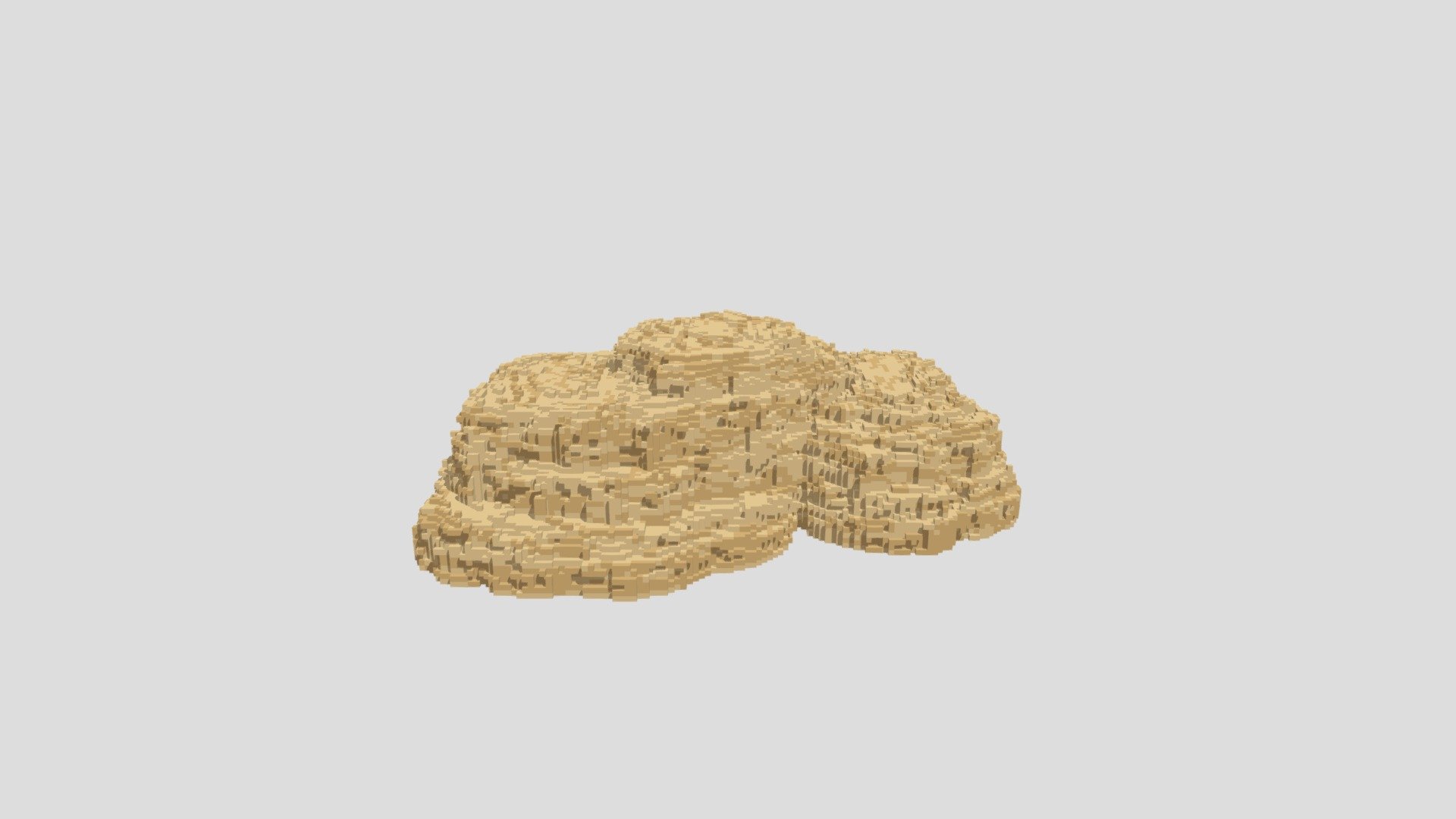 Voxel Gobi Sand Rock / Dune