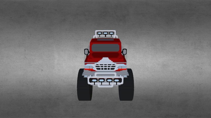 Monster Truck 04 3D Model
