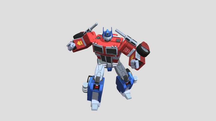 Earth Wars/G1 Optimus-prime Style Rotb/TF7 3D Model