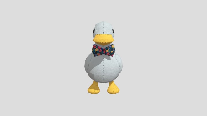 Duck Plush 3D Model