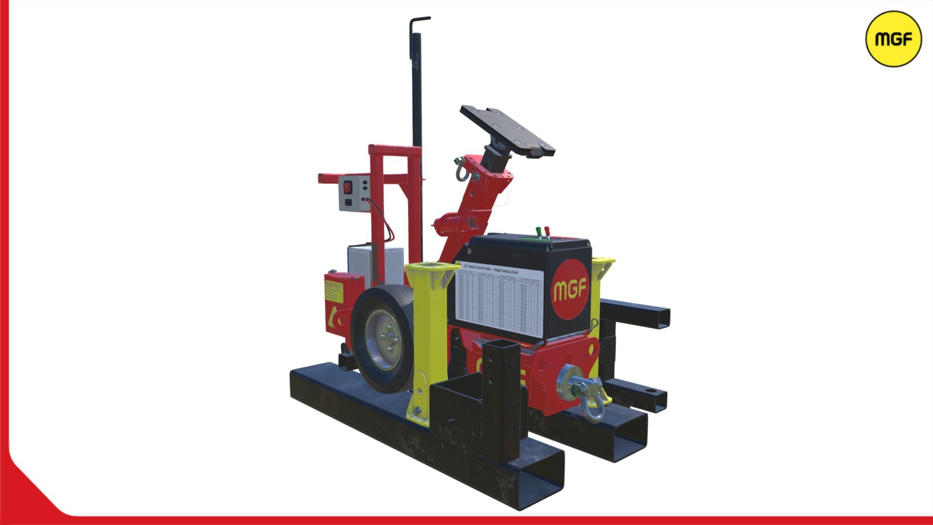 18t Hybrid Culvert Puller - 3D model by MGF (@mgf_ltd) [886c347 ...