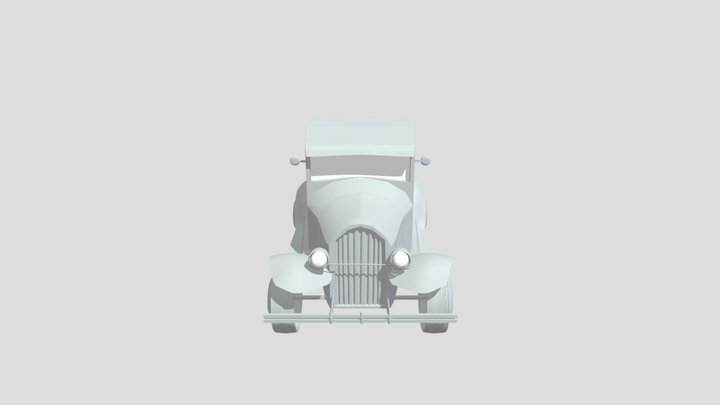 1929 Ford Model A 3D Model 3D Model